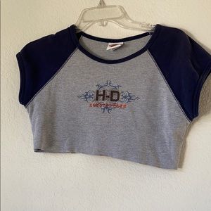 Harley Davidson Cropped Tee